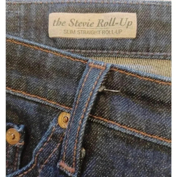 AG Adriano Goldschmied  The Stevie Roll Up Jeans Size 28R - Picture 11 of 14